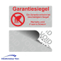 Preview: VOID Sicherheitsetiketten "Garantiesiegel mit Logo" auf Rolle - 28 x 14 mm - 1000 Stück - silber