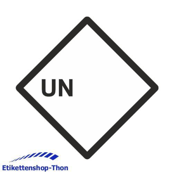 Gefahrgutetiketten auf Rolle - UN Etiketten - 100 x 100 mm - 1.000 Stück